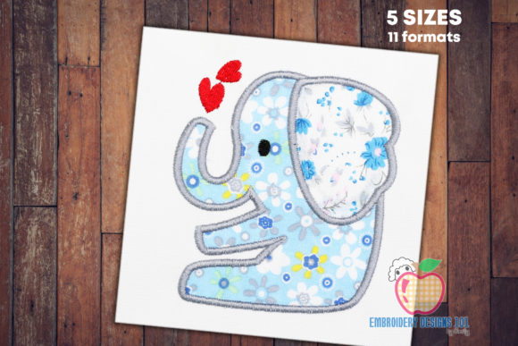 Elephant in Love Applique for Kids Review