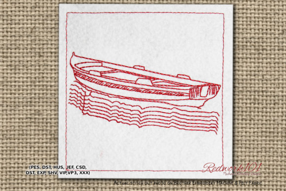 Empty Boat Bluework Embroidery Review