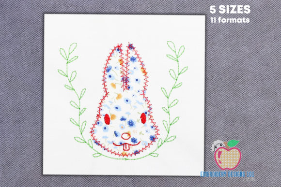Face of Easter Bunny Embroidery Design Review