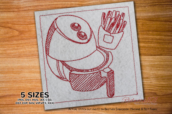 Fryer Redwork Embroidery Review