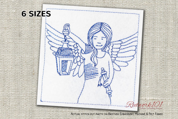 Messenger Angels Lineart Embroidery Review