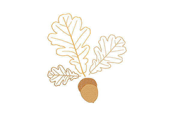 Oak Leaves and Acorn Embroidery Review