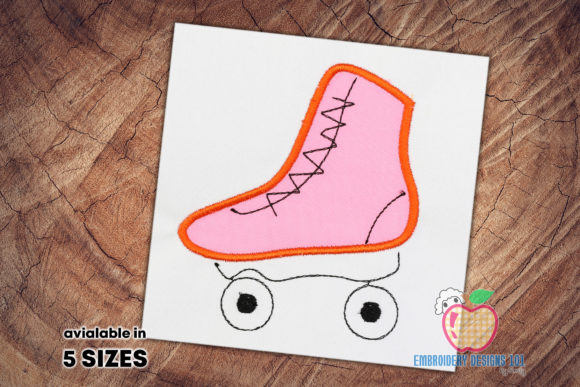 Skating Shoes Vintage Applique Design Review